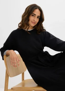 New Vestido midi de algodón suave Mujer Vestidos