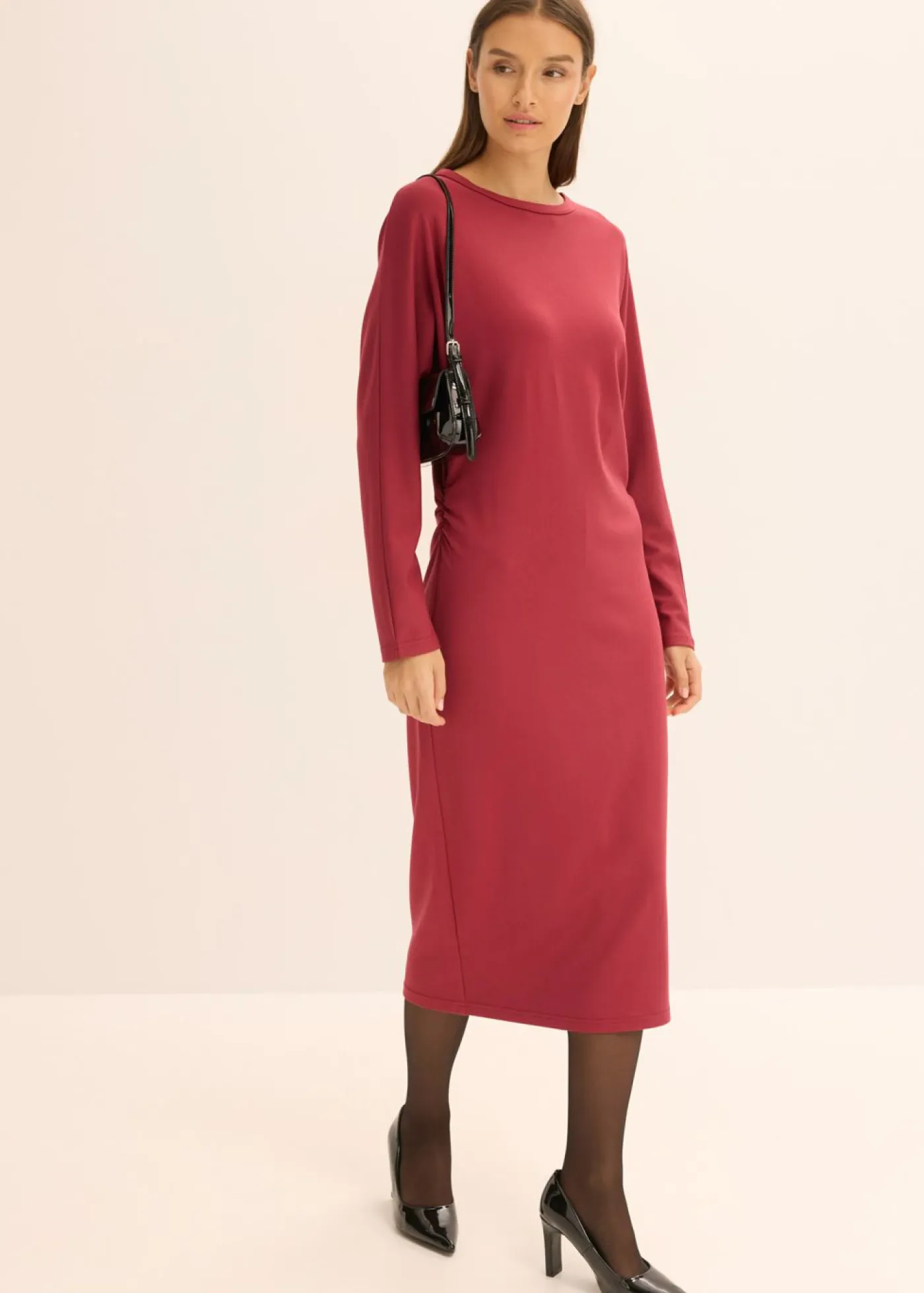 Outlet Vestido midi de cómodo Punto di Roma Mujer Vestidos