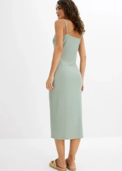 Discount Vestido midi de crepé ligero Mujer Vestidos