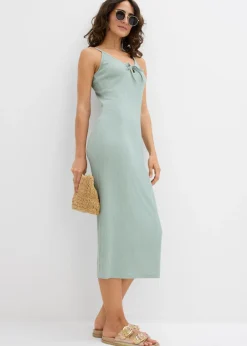Discount Vestido midi de crepé ligero Mujer Vestidos
