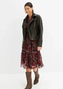 Hot Vestido midi de malla Mujer Vestidos
