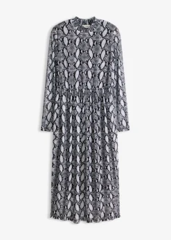 Best Vestido midi de malla suave Mujer Vestidos