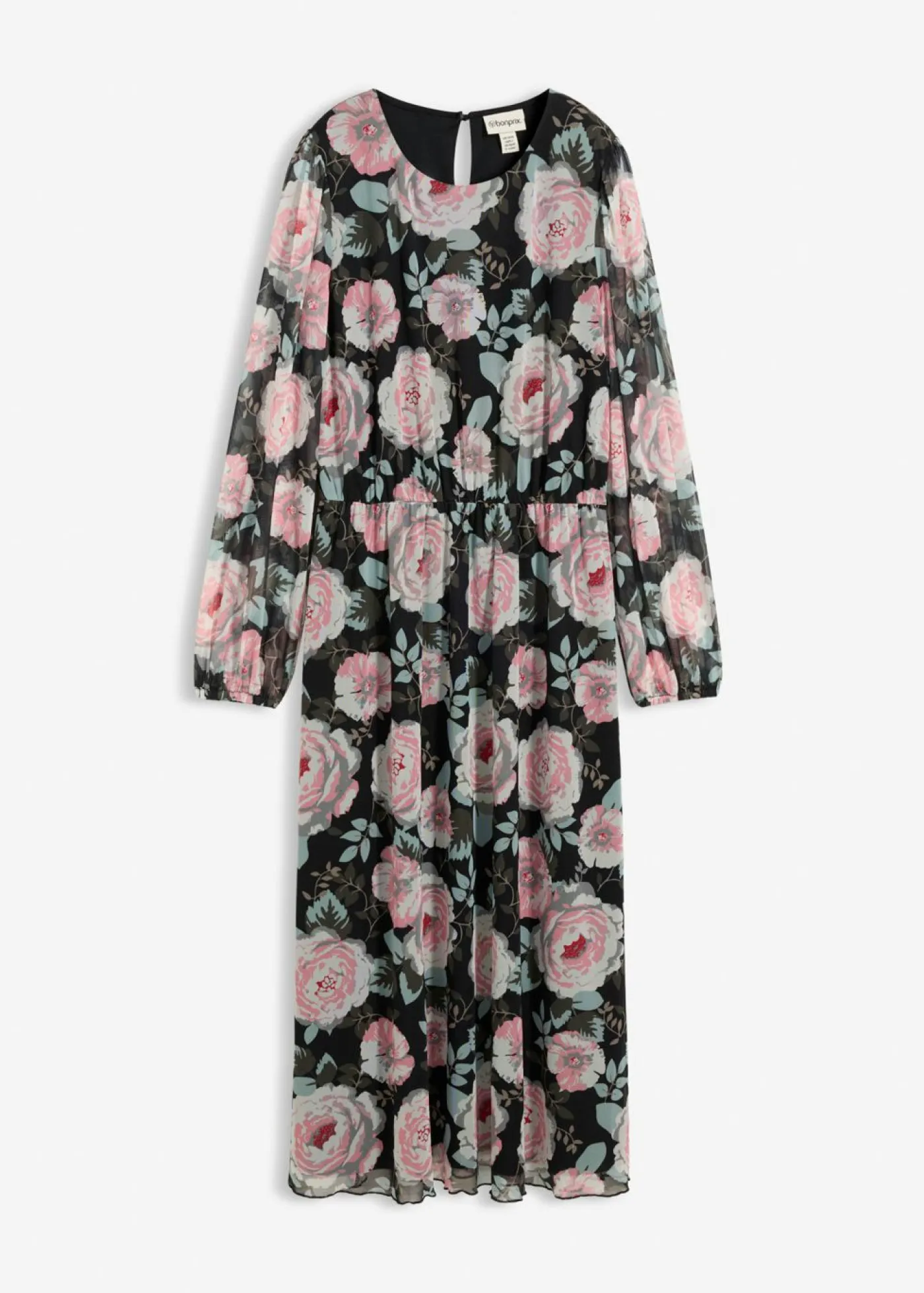 Clearance Vestido midi de malla suave Mujer Vestidos|Novedades