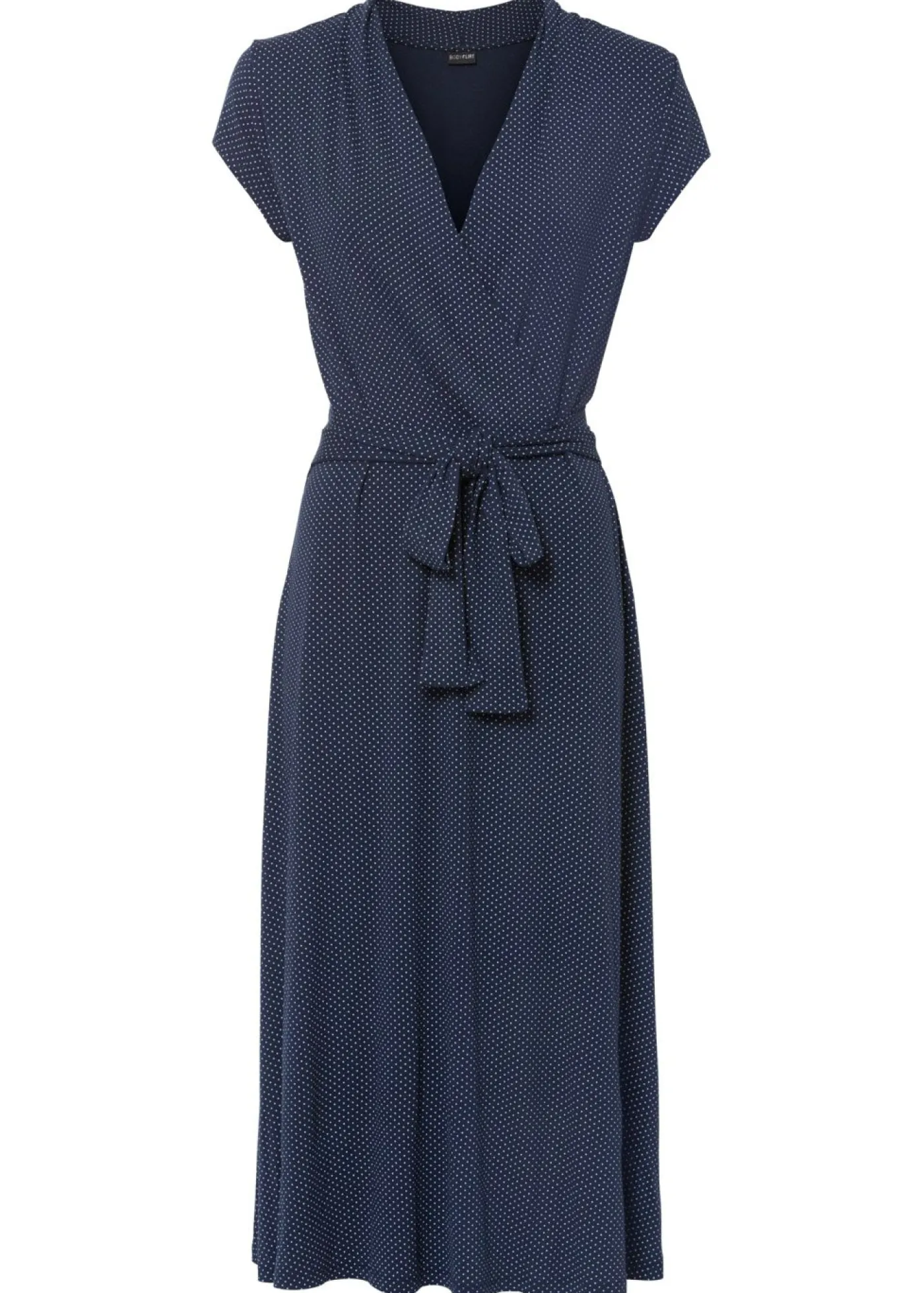 Outlet Vestido midi de mezcla de viscosa Mujer Vestidos