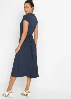 Outlet Vestido midi de mezcla de viscosa Mujer Vestidos