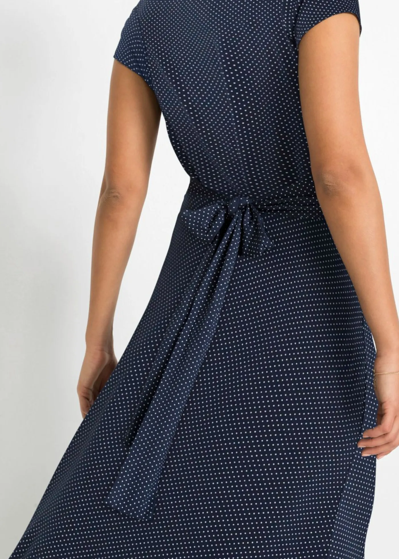 Outlet Vestido midi de mezcla de viscosa Mujer Vestidos