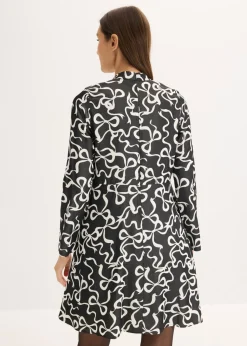 Best Vestido midi de mezcla de viscosa fluida Mujer Vestidos