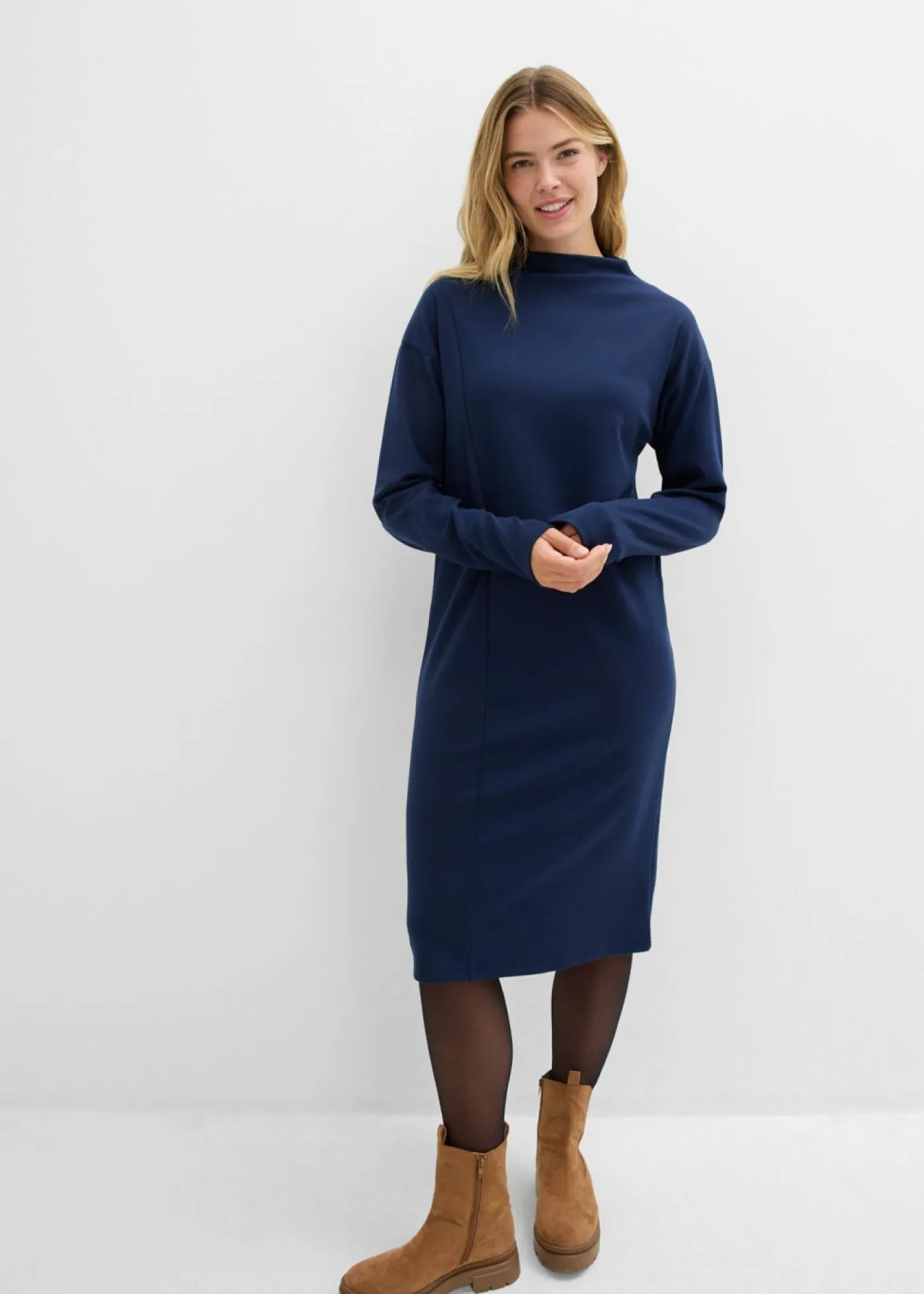 Discount Vestido midi de mezcla de viscosa Mujer Vestidos