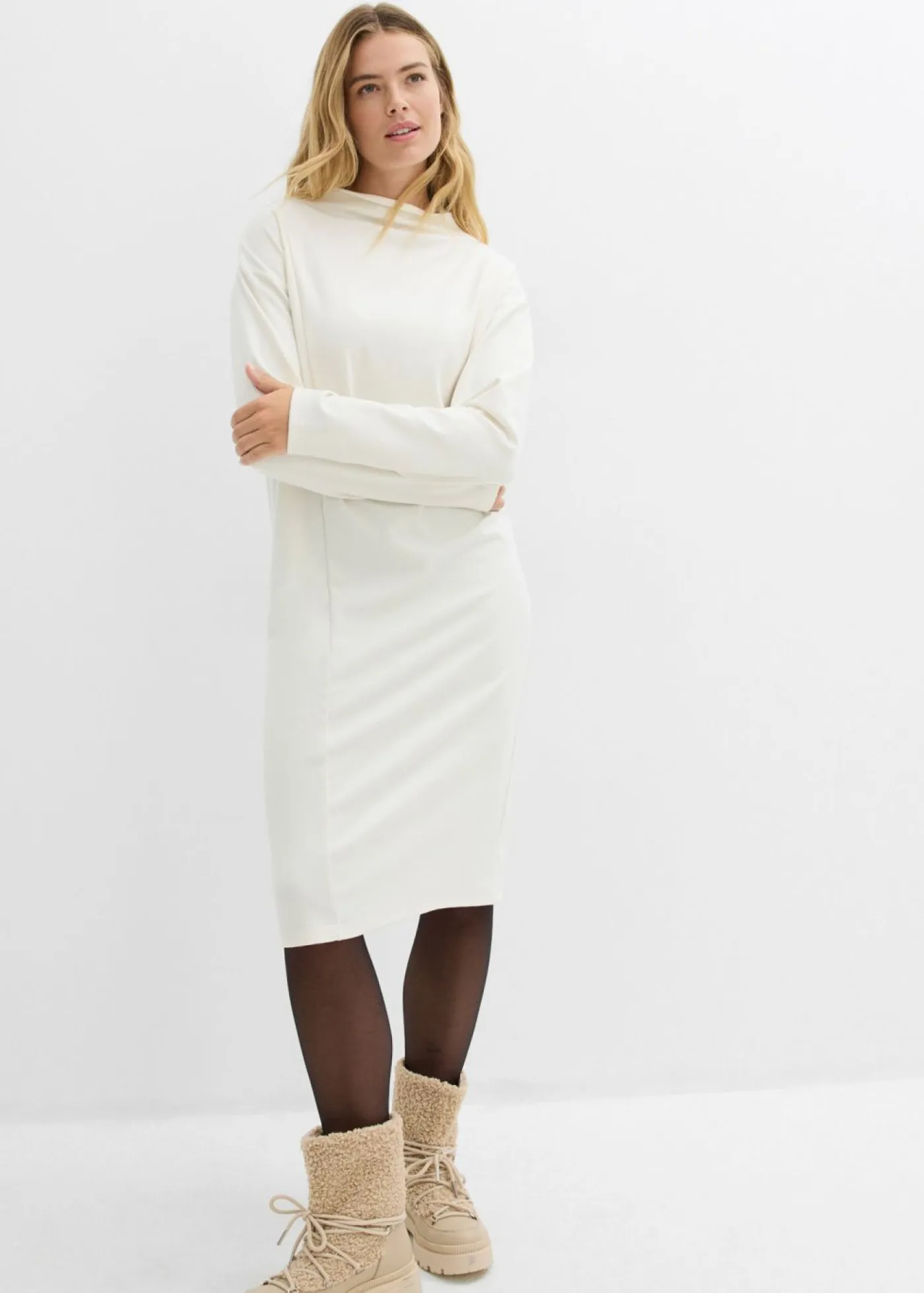 Discount Vestido midi de mezcla de viscosa Mujer Vestidos