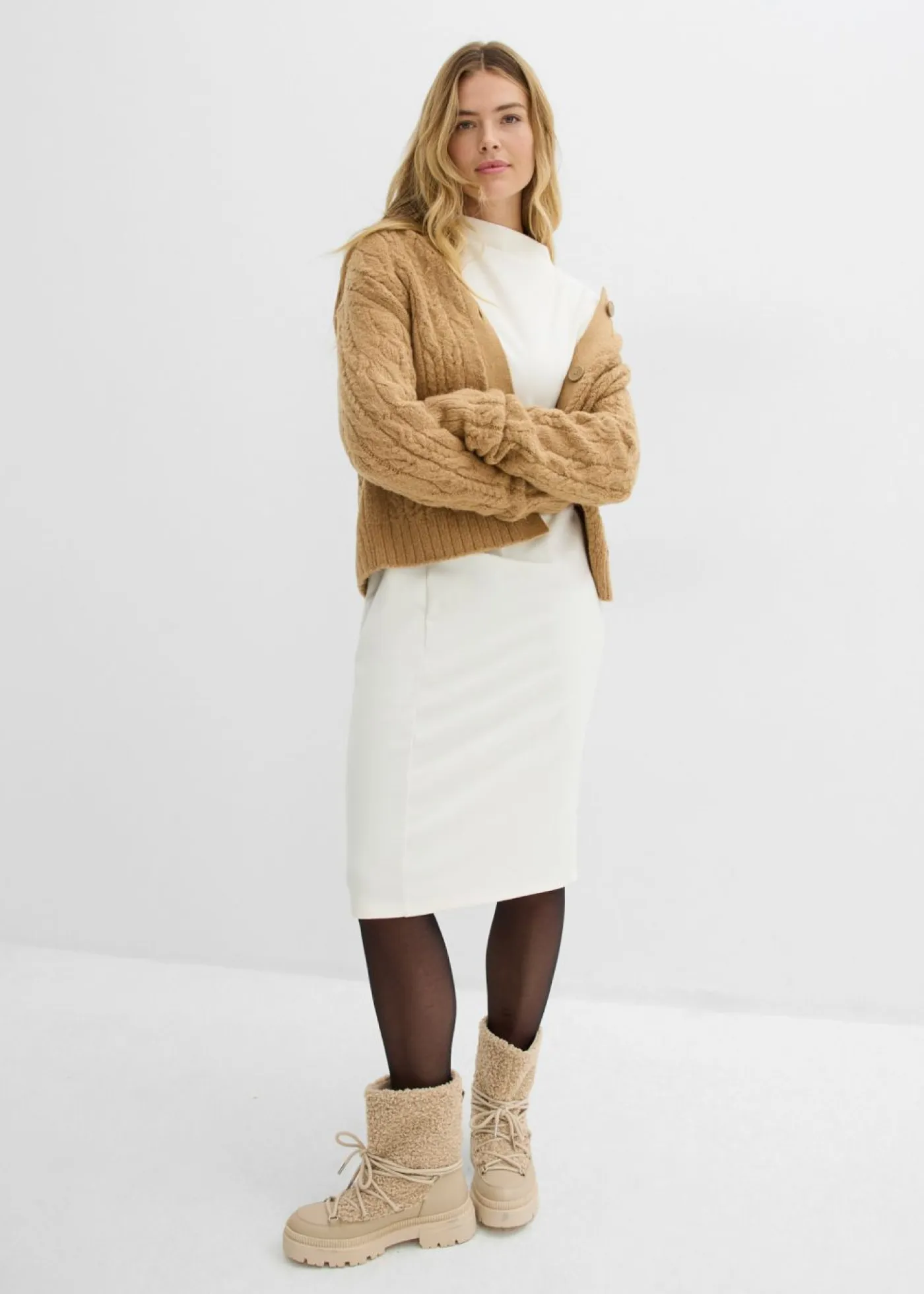 Discount Vestido midi de mezcla de viscosa Mujer Vestidos
