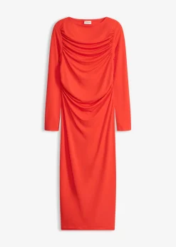Discount Vestido midi de punto Mujer Vestidos