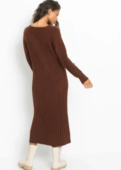 Best Vestido midi de punto Mujer Vestidos|Ropa De Punto