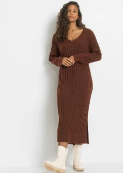 Best Vestido midi de punto Mujer Vestidos|Ropa De Punto