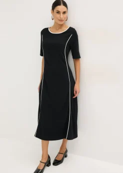 Outlet Vestido midi de Punto di Roma Mujer Vestidos