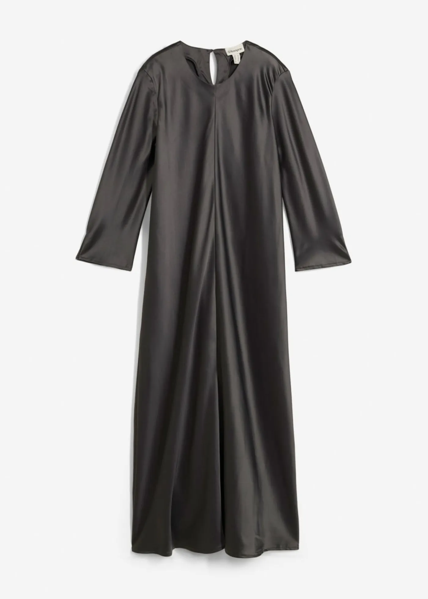 Sale Vestido midi de satén brillante Mujer Vestidos