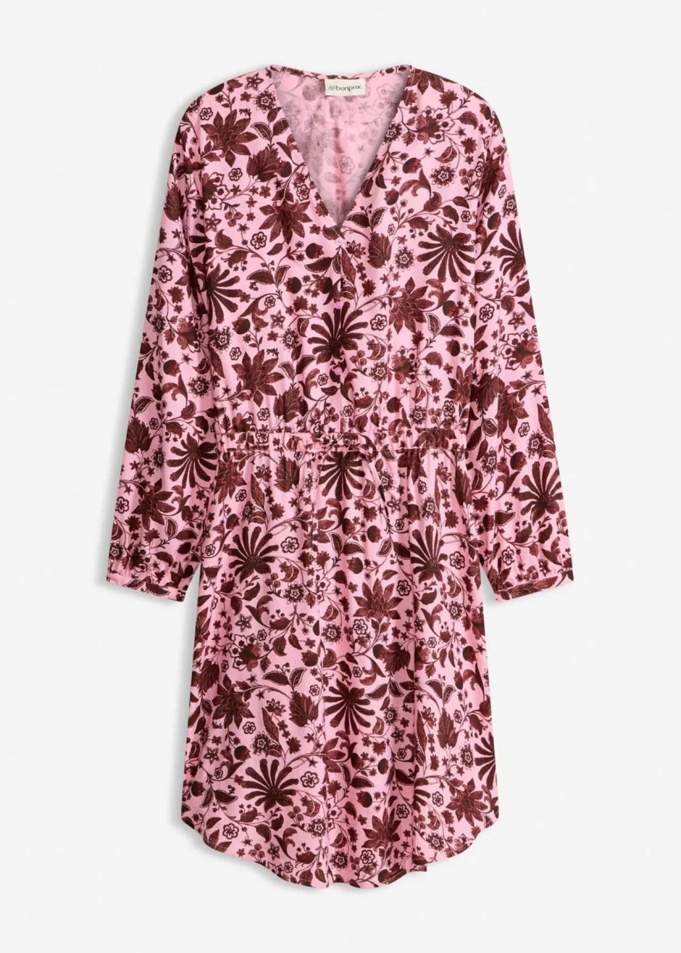 Hot Vestido midi de viscosa fluida Mujer Vestidos