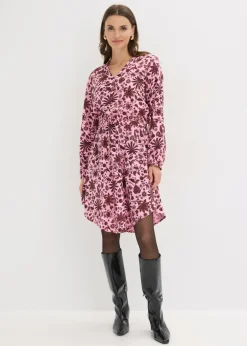 Hot Vestido midi de viscosa fluida Mujer Vestidos