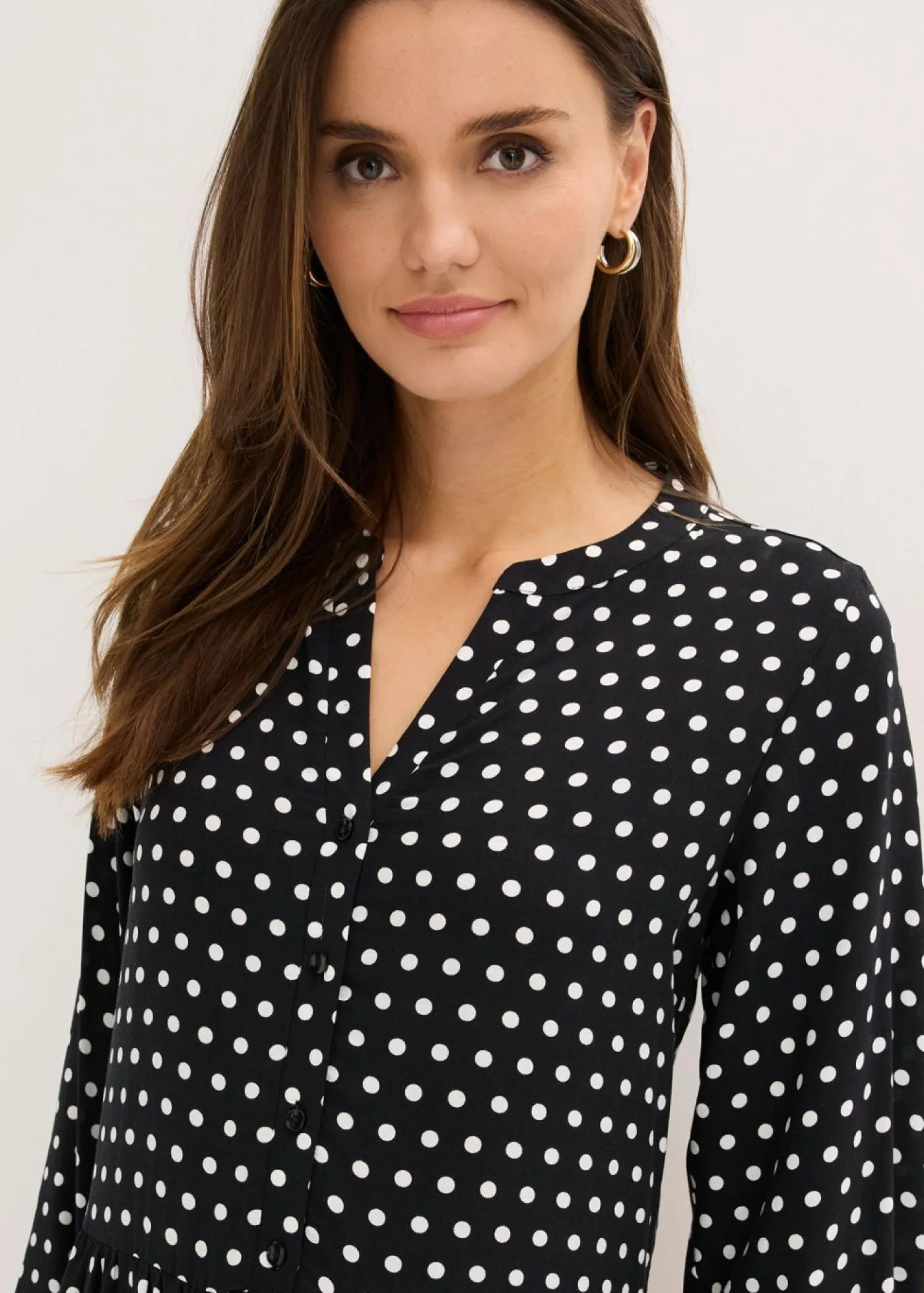 Sale Vestido midi de viscosa fluida Mujer Vestidos
