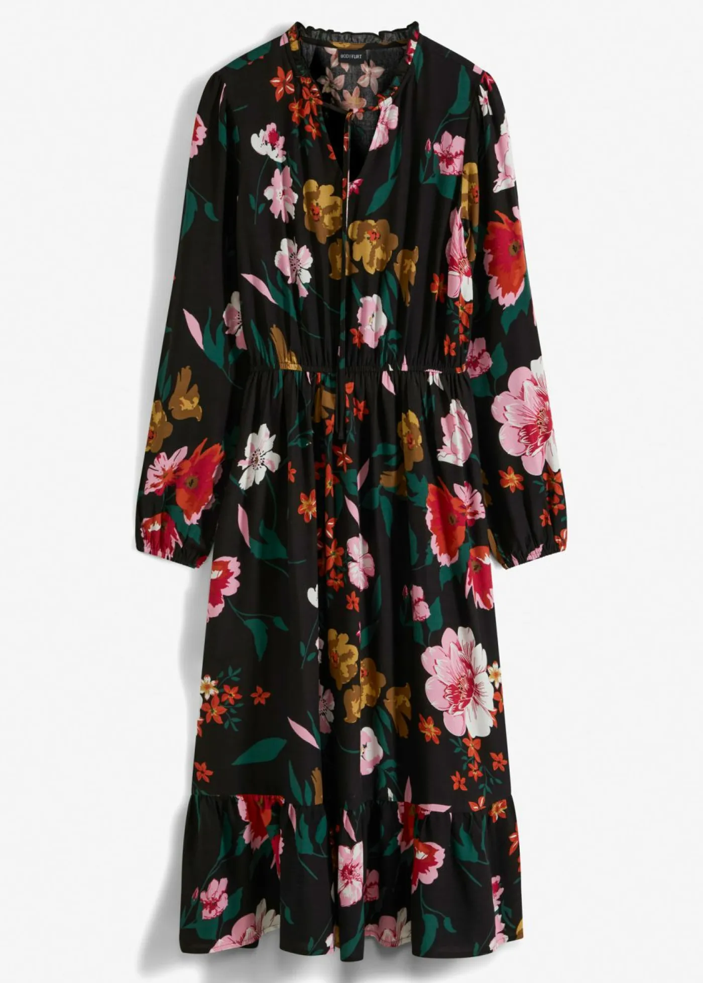 Sale Vestido midi de viscosa fluida Mujer Vestidos