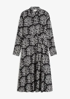 Hot Vestido midi de viscosa fluida Mujer Vestidos