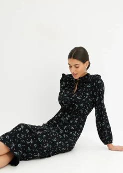 Hot Vestido midi de viscosa pura Mujer Vestidos