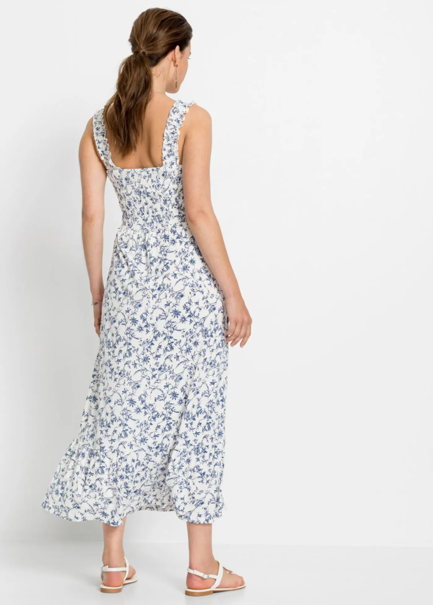 Sale Vestido midi de viscosa sostenible Mujer Vestidos