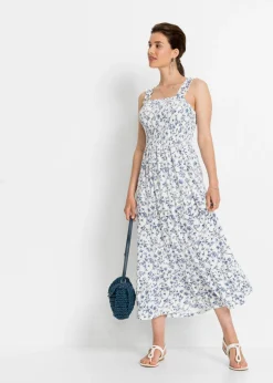 Sale Vestido midi de viscosa sostenible Mujer Vestidos