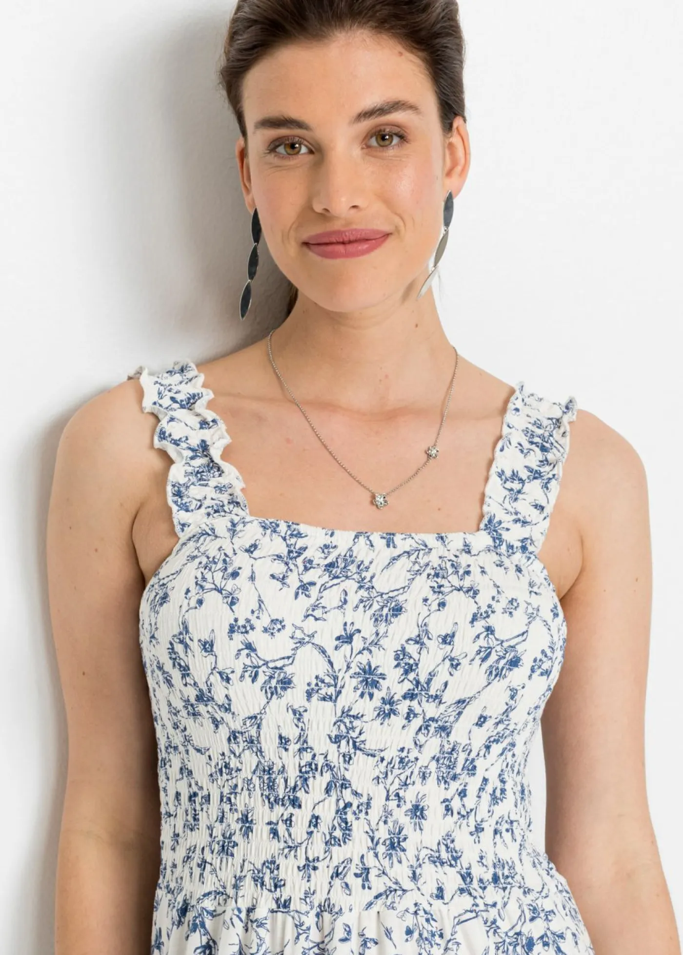 Sale Vestido midi de viscosa sostenible Mujer Vestidos