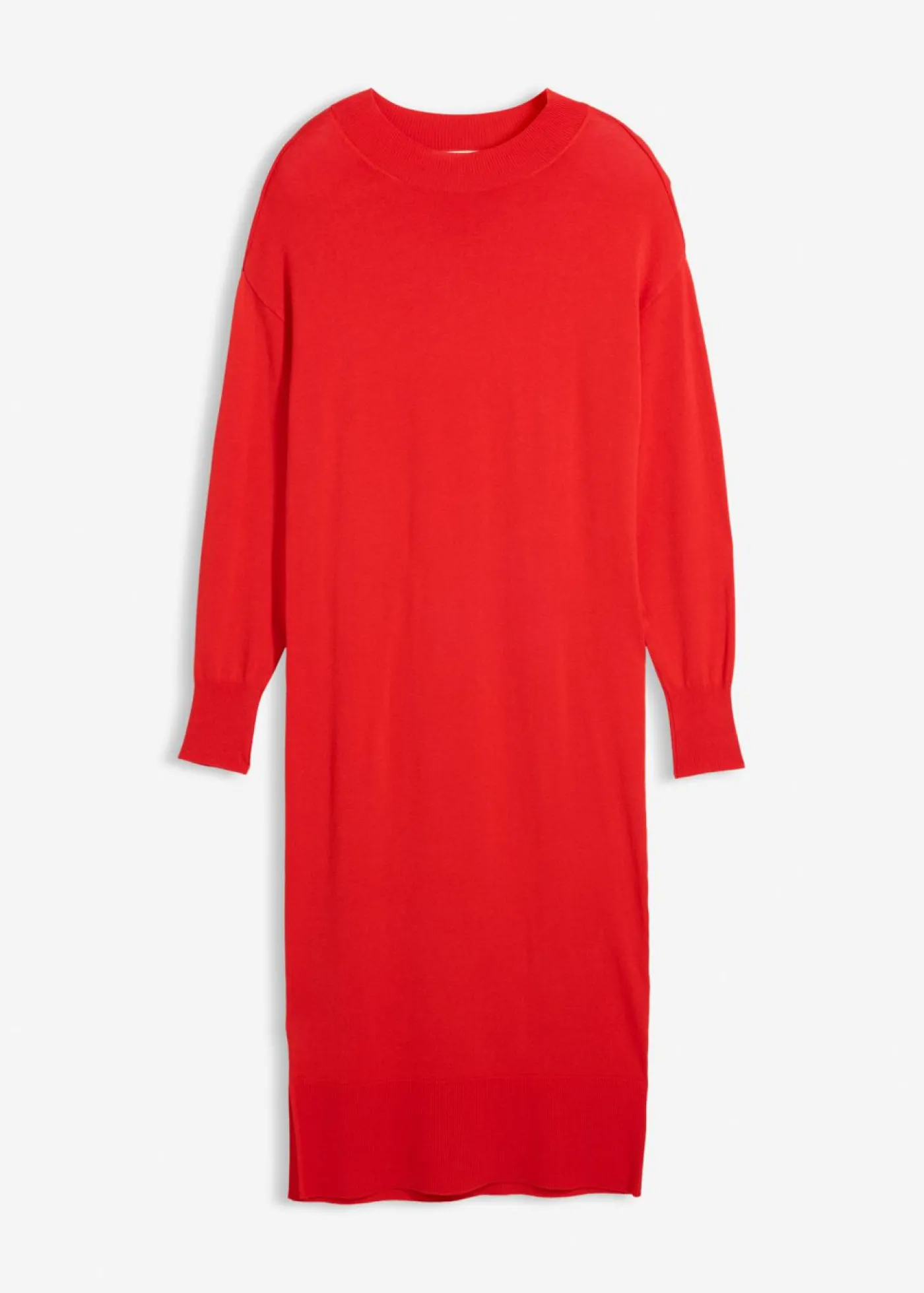 Best Vestido midi holgado de mezcla de viscosa Mujer Esenciales|Vestidos