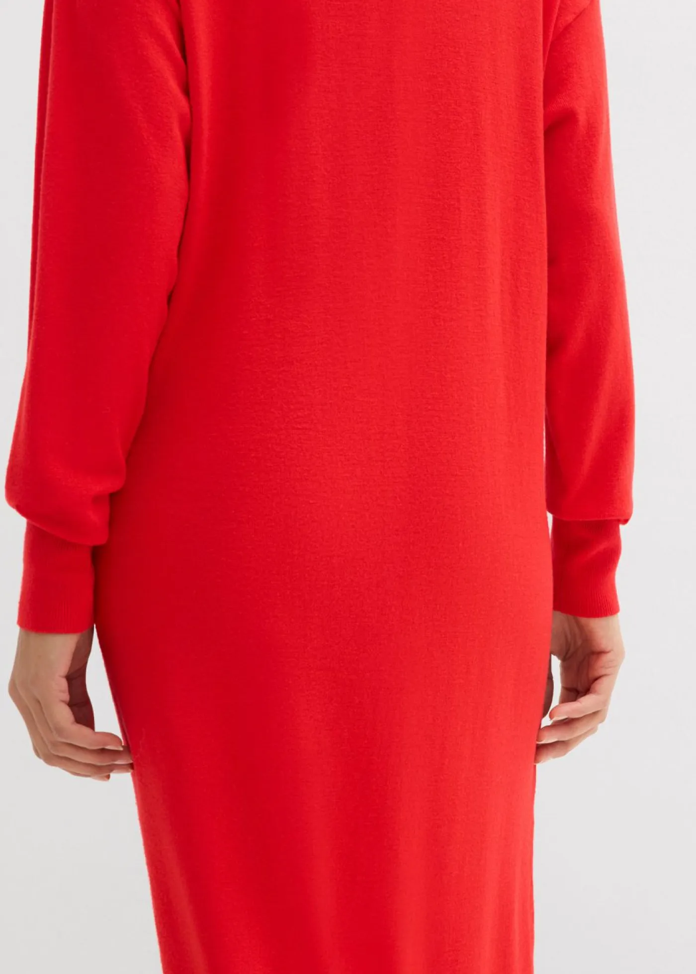 Best Vestido midi holgado de mezcla de viscosa Mujer Esenciales|Vestidos
