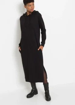 Online Vestido midi tipo sudadera Mujer Básicos|Ropa Cómoda