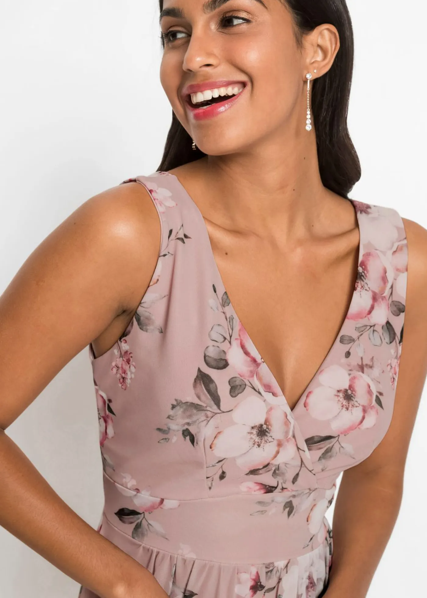 Best Vestido mini con escote pronunciado Mujer Vestidos