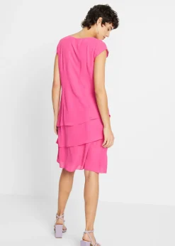 Discount Vestido mini con look de capas y accesorios decorativos Mujer Vestidos|Ropa Elegante