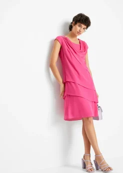 Discount Vestido mini con look de capas y accesorios decorativos Mujer Vestidos|Ropa Elegante