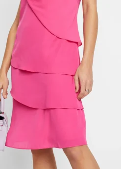 Discount Vestido mini con look de capas y accesorios decorativos Mujer Vestidos|Ropa Elegante