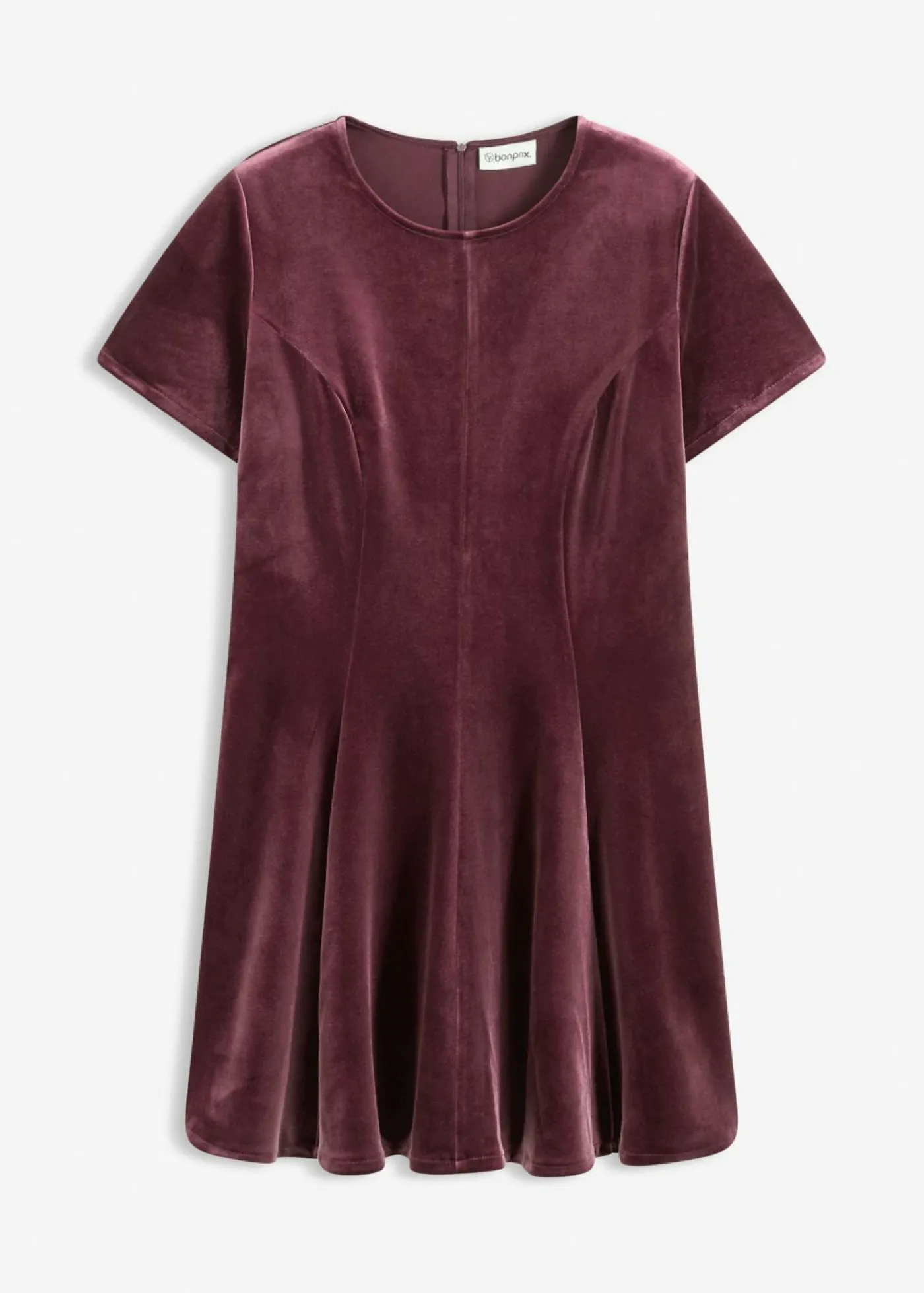 Hot Vestido mini de terciopelo suave Mujer Vestidos