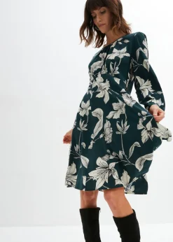 New Vestido oscilante de viscosa Mujer Vestidos