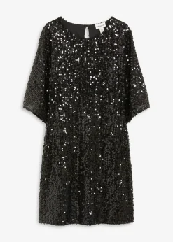 New Vestido oversize de lentejuelas Mujer Vestidos|Ropa Elegante