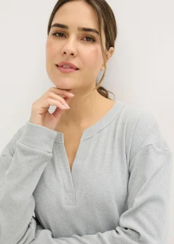 Best Vestido para casa de punto elástico suave Mujer Homewear|Ropa Para Dormir