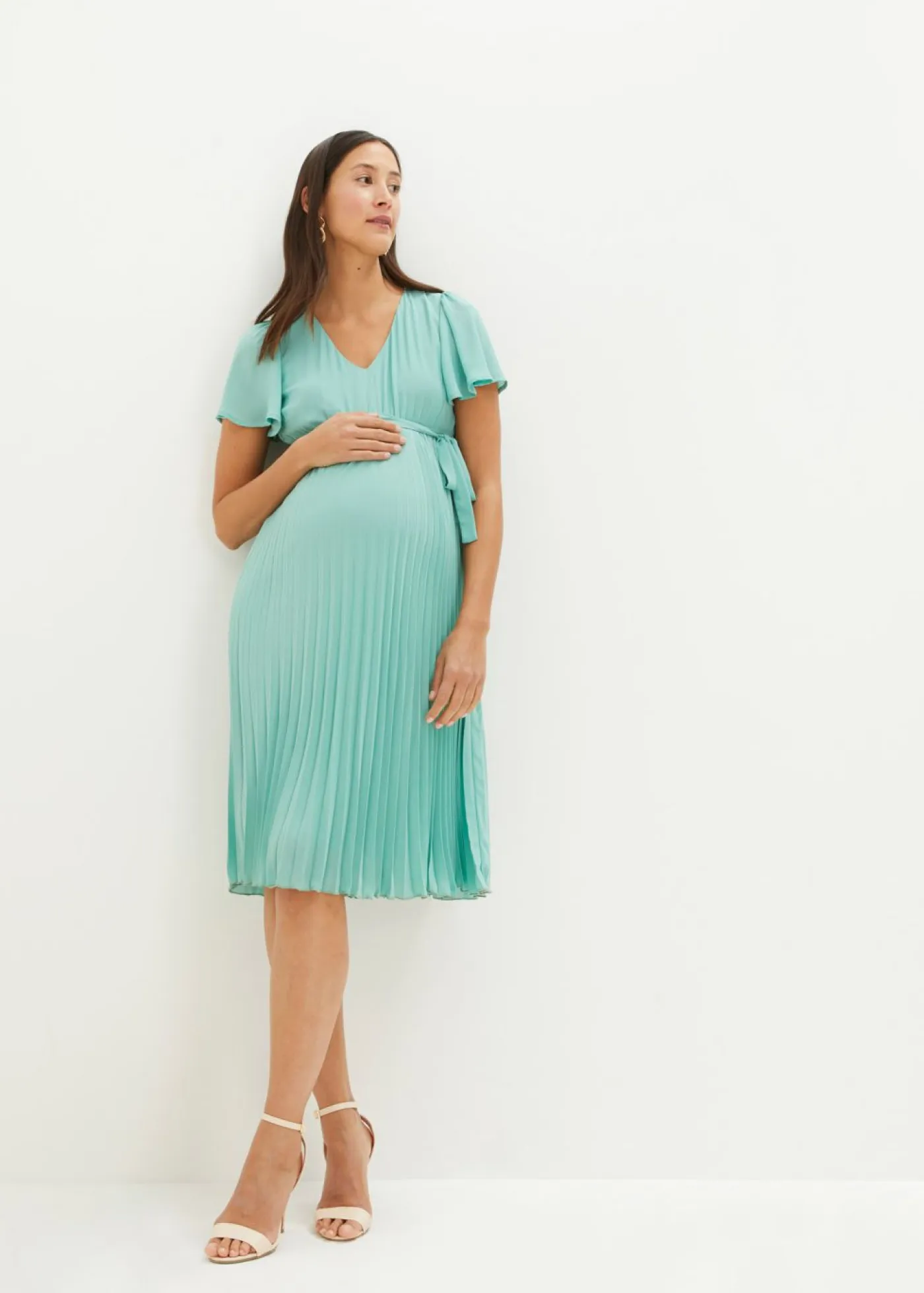 Outlet Vestido premamá con plisado Mujer Premamá