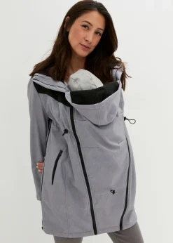 Best Vestido premamá y de porteo 3 en 1 de softshell Mujer Premamá