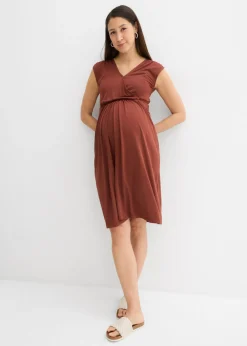New Vestido premamá/de lactancia 2 en 1 de mezcla suave de modal Mujer Premamá