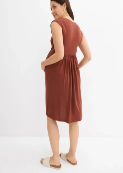 New Vestido premamá/de lactancia 2 en 1 de mezcla suave de modal Mujer Premamá