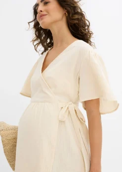 Vestido premamá/de lactancia de muselina de algodón Mujer Premamá