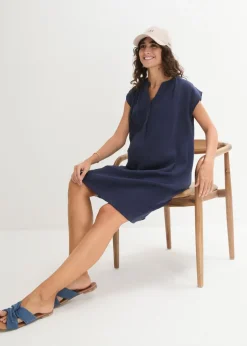 Clearance Vestido premamá/de lactancia 2 en 1 de muselina de algodón Mujer Premamá