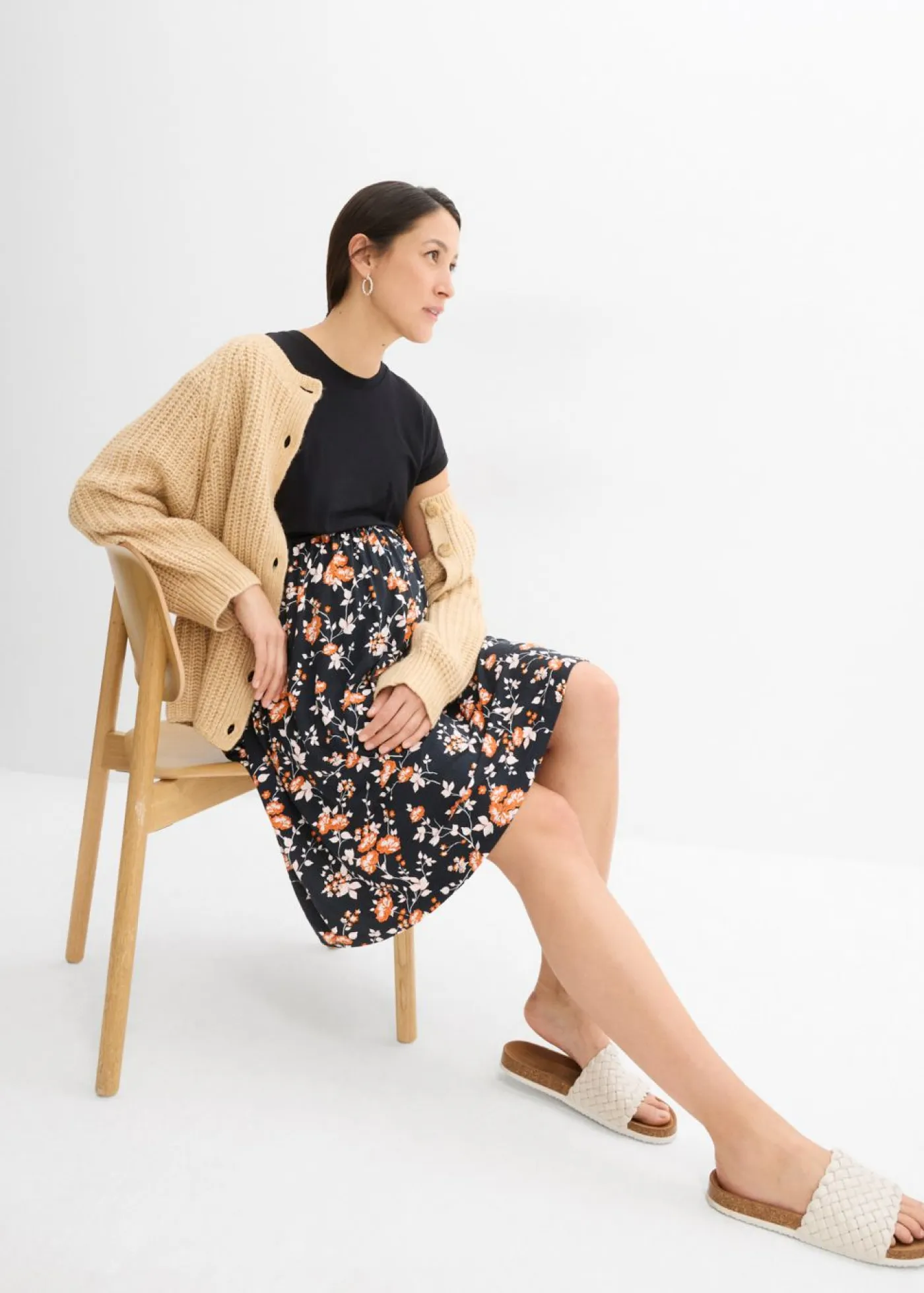 Discount Vestido premamá/de lactancia con bolsillos Mujer Premamá