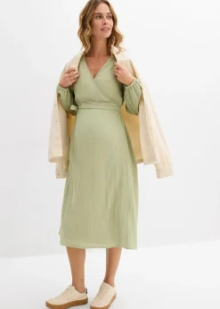 Discount Vestido premamá/de lactancia 2 en 1 de muselina de algodón Mujer Premamá