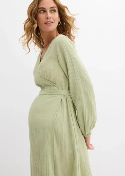 Discount Vestido premamá/de lactancia 2 en 1 de muselina de algodón Mujer Premamá