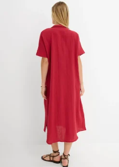Vestido tipo caftán de muselina suave Mujer Vestidos