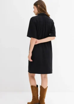 New Vestido tipo polo de neopreno suave Mujer Esenciales|Vestidos